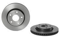 Remschijf COATED DISC LINE BREMBO, Remschijftype: Binnen geventileerd, u.a. für Jeep - thumbnail