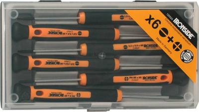 Ironside Precisieschroevendraaierset sl-ph 6-delig Ironside Precisieschroevendraaierset sl-ph 6-delig