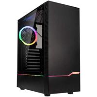 ATX Inspire K9 RGB Midtower behuizing met glasplaat, zwart