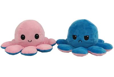 Omkeerbare octopus knuffel