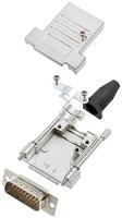 Encitech DTSL15-LJSRG-T-HDP26-W-K 6355-8041-02 D-SUB Stiftleisten-Set 180° Polzahl: 26 Lötkelch 1 pc(s)