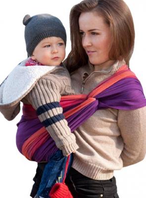 Luna Dream draagdoek Purple Love 4,2 meter katoen/bamboe maat S