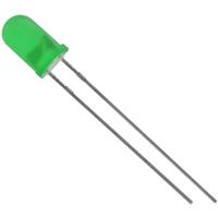 TRU COMPONENTS 1573747 Bedrade LED Groen Rond 5 mm 2000 mcd 50 ° 20 mA 3.1 V