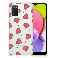 Samsung Galaxy A03S TPU bumper Hearts