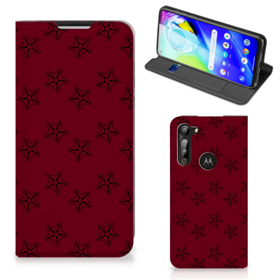 Motorola Moto G8 Power Hoesje met Magneet Sterren Motorola Moto G8 Power Hoesje met Magneet Sterren