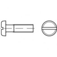 TOOLCRAFT TO-5391114 Platkopschroeven M4 6 mm Sleuf Staal Galvanisch verzinkt 2000 stuk(s) - thumbnail