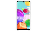 Samsung Silicone EF-PA415 Beschermhoes voor Galaxy A41, siliconen, beschermhoes, schokbestendig, dun en gripvast, wit
