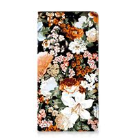 Smart Cover voor Samsung Galaxy A51 Dark Flowers