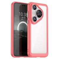 Huawei Pura 70 Pro Anti-Shock Hybride Hoesje - Rood