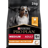 PURINA PRO PLAN Medium volwassen hondenvoer droog met OptiBALANCE, rijk aan kip, per stuk verpakt (1 x 3 kg)