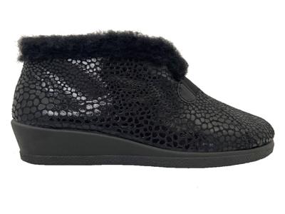 Zwarte Rohde Pantoffels Zwarte Rohde Pantoffels