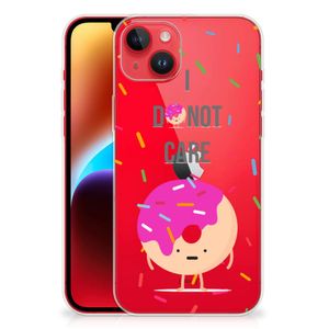 iPhone 14 Plus Siliconen Case Donut Roze