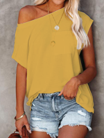 Casual Verschuiving t-shirt