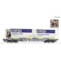 Roco 6600028 H0 containerwagen van SBB Cargo - thumbnail