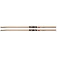 Vic Firth SHM slagwerk mallet, stok & kwastje (brush) Hout Drumstokken - thumbnail