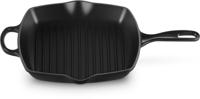 Le Creuset Grillpan Signature - Mat Zwart -26 x 26 cm - geëmailleerde anti-aanbaklaag - thumbnail