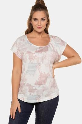 Ulla Popken T-shirt, oversized, biokatoen - Grote Maten Ulla Popken T-shirt, oversized, biokatoen - Grote Maten