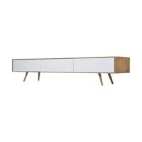 Gazzda Ena lowboard houten tv meubel naturel - 225 x 42 cm - thumbnail