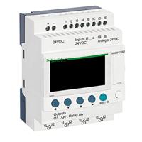 Schneider Electric SR2B121BD Zelio Logic Intelligent relais, compact, zonder klok, 12 I O, 24 V DC, monitor