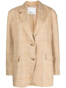 3.1 Phillip Lim blazer oversize à carreaux - Jaune