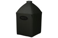 Boretti Afdekhoes Ceramica Medium voor Kamado kolengrill | Polyester barbecuehoes | Weerbestendig, waterdicht, anti-UV winterbestendig | Kleur: antraciet
