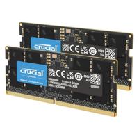 Crucial RAM 64GB Kit (2x32GB) DDR5 5600MHz (of 5200MHz of 4800MHz) Laptop Geheugen CT2K32G56C46S5