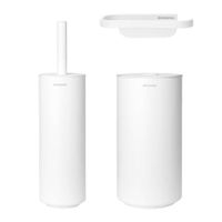 Brabantia MindSet Toiletaccessoires - Set van 3 - Wit - thumbnail