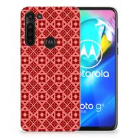 Motorola Moto G8 Power TPU bumper Batik Rood - thumbnail