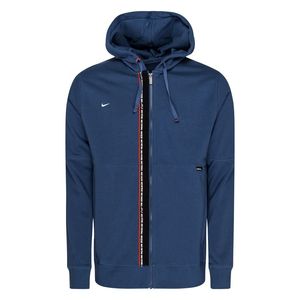 Nike F.C. Hoodie Tribuna Fleece - Navy/Rood/Wit