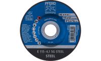 PFERD 62211436 E 115-4,1 SG STEEL Afbraamschijf gebogen Diameter 115 mm Boordiameter 22.23 mm Staal 10 stuk(s)