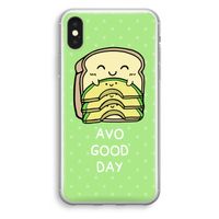 Avo Good Day: iPhone X Transparant Hoesje - thumbnail