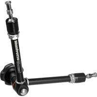 Manfrotto 244N Braccetto Magic Arm, Frizione Variabile a Manopola, Alluminio, Nero