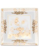 GINORI 1735 "plateau Oriente Italiano en porcelaine (24,5 x 24,5 cm)" - Blanc