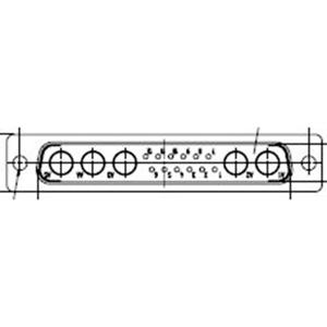 Molex 1727040018 D-sub connector Aantal polen: 17 Soldeerkelk 1 stuk(s) Box