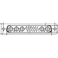 Molex 1727040018 D-sub connector Aantal polen: 17 Soldeerkelk 1 stuk(s) Box