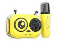 Karaoke-set, bluetooth-luidspreker en draadloze microfoon Maya | magische stemeffecten, controle van de effecten op de microfoon | compatibel met iOS en Android | batterijduur 8 uur, opladen via USB