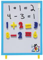 Luna magneetbord Mickey Mouse junior 30 cm wit/blauw 37-delig