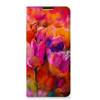 Bookcase Samsung Galaxy M52 Tulips - thumbnail