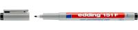 Edding Foliestift 151 F non-permanent pen 4-151001 Zwart