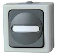 Kopp 560756009 Blue Electric kruisschakelaar, verlicht