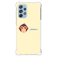 Samsung Galaxy A73 Stevig Bumper Hoesje Monkey