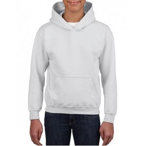 Witte capuchon sweater voor jongens