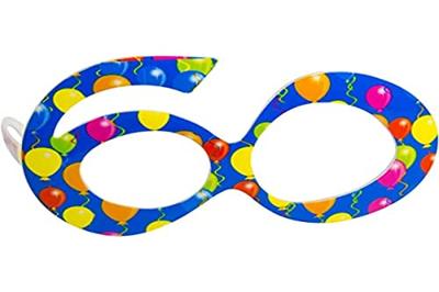 Folat - Blauwe Bril 60 Jaar Ballonnen