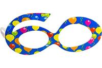 Folat - Blauwe Bril 60 Jaar Ballonnen