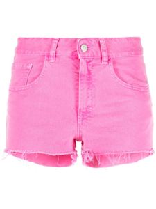 MM6 Maison Margiela short en jean à coupe courte - Rose