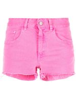 MM6 Maison Margiela short en jean à coupe courte - Rose - thumbnail