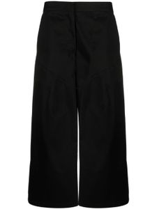 Jil Sander pantalon en coton à coupe ample - Noir