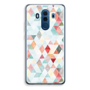 Gekleurde driehoekjes pastel: Huawei Mate 10 Pro Transparant Hoesje