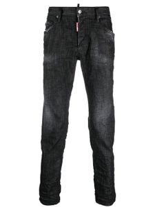 DSQUARED2 jean skinny à effet usé - Noir