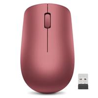 Lenovo 530 draadloze muis, tweehandig ontwerp, nano-USB-aansluiting, compatibel met Windows-laptops en pc's - kersenrood